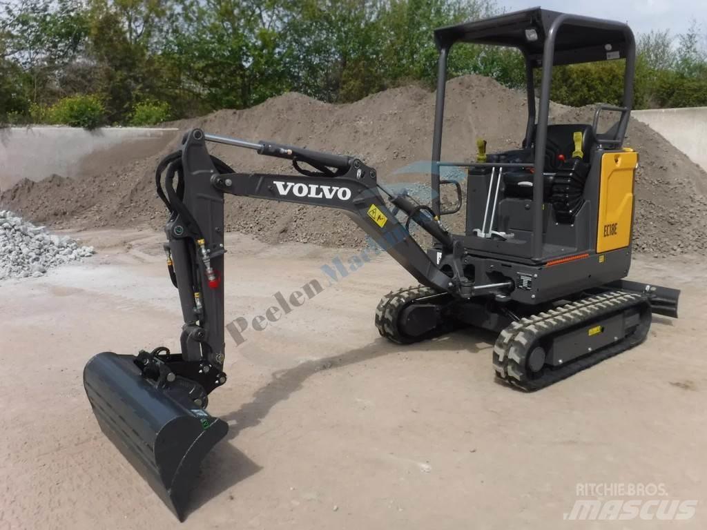 Volvo EC 18 e حفارات صغيرة أقل من 7 طن (حفارات صغيرة)