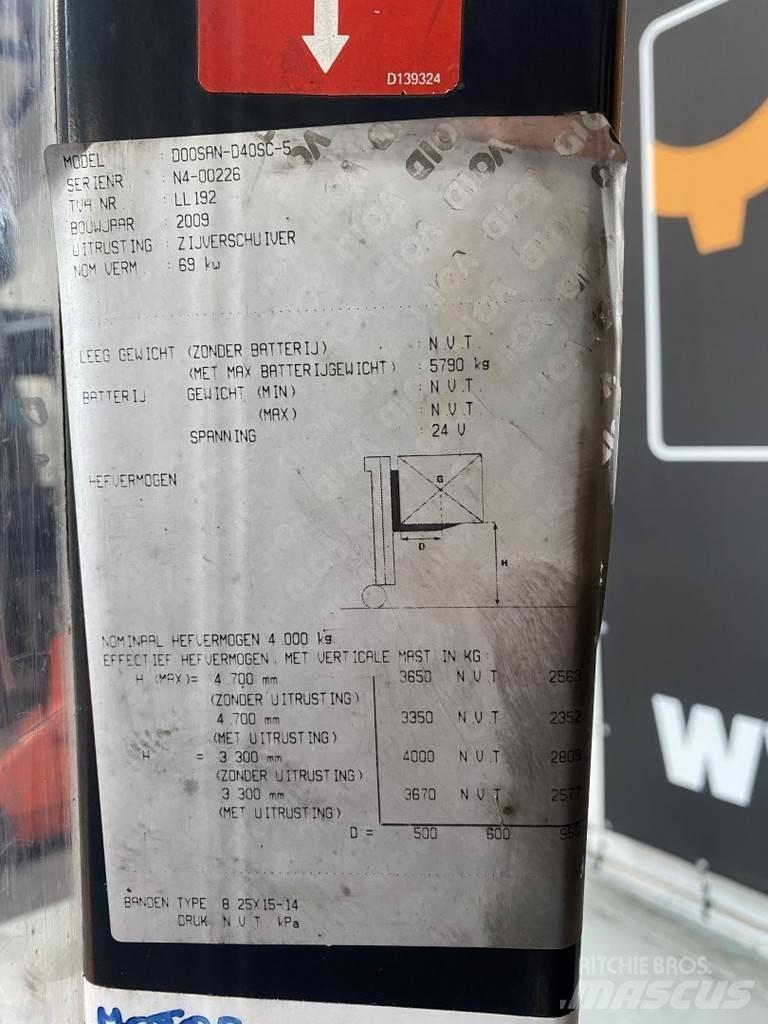 Doosan D40SC-5 شاحنات الديزل