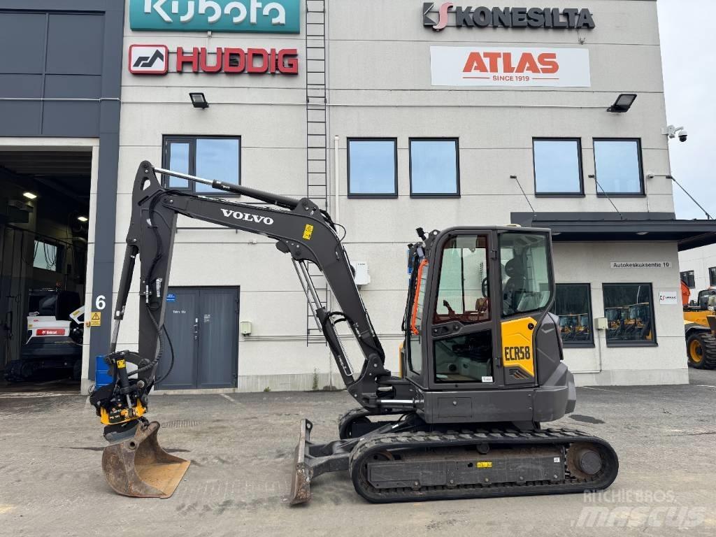 Volvo ECR 58 F حفارات صغيرة أقل من 7 طن (حفارات صغيرة)