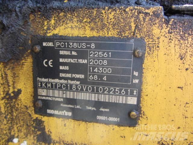 Komatsu PC 138-8 US حفارات زحافة