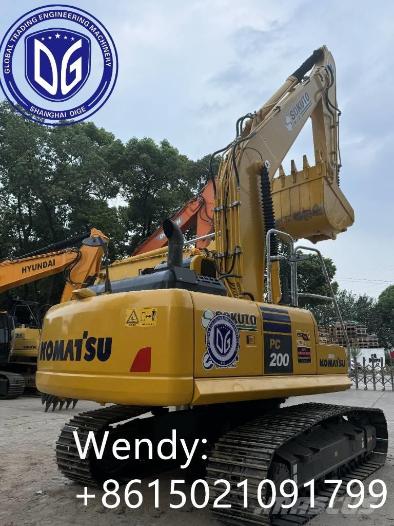 Komatsu PC 200-8 حفارات زحافة