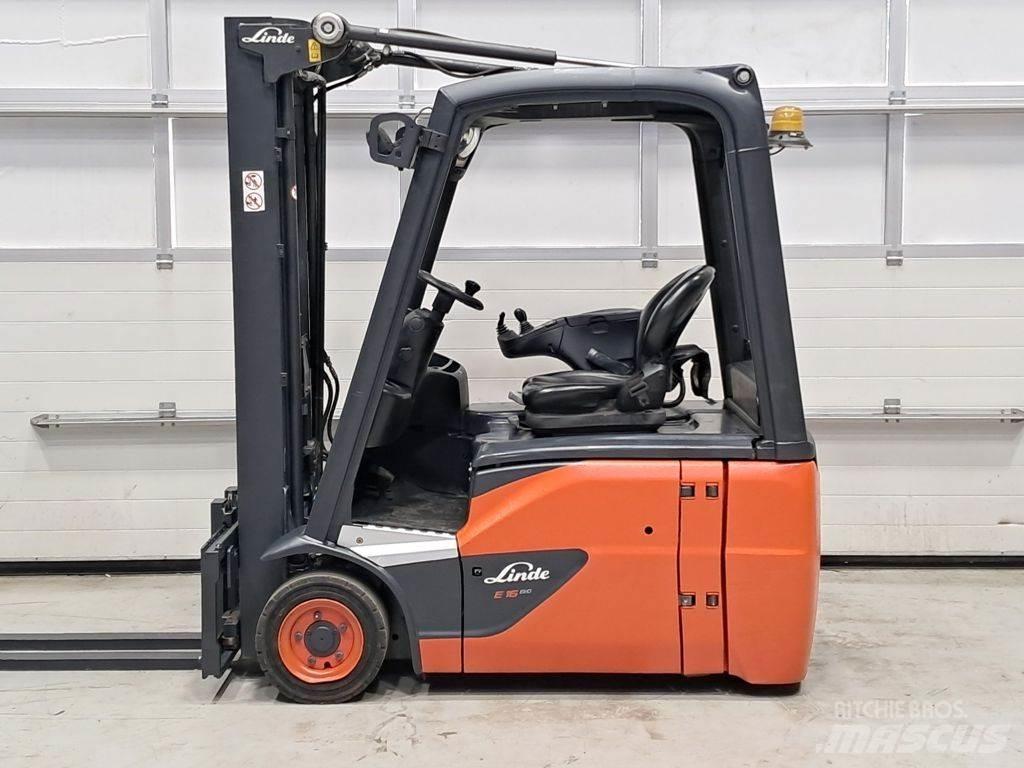 Linde E16-02 شاحنات ذات رافعات شوكية تعمل بالكهرباء