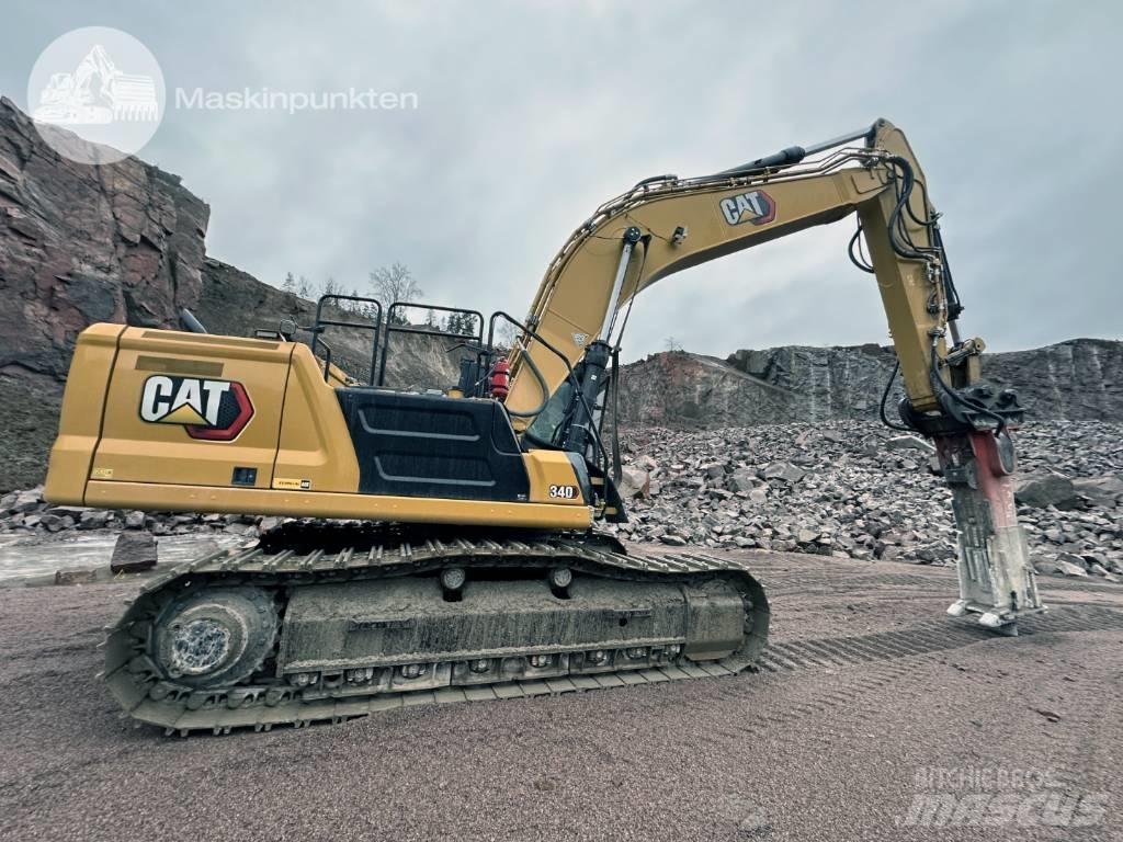 CAT 340 حفارات زحافة