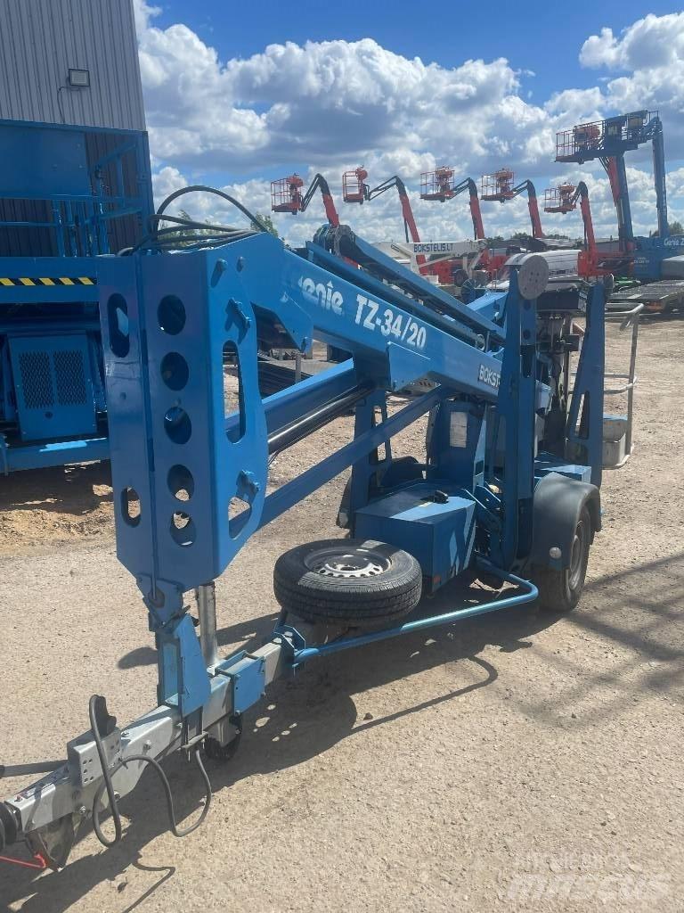 Genie TZ-34/20 المنصات الهوائية المثبتة على مقطورة