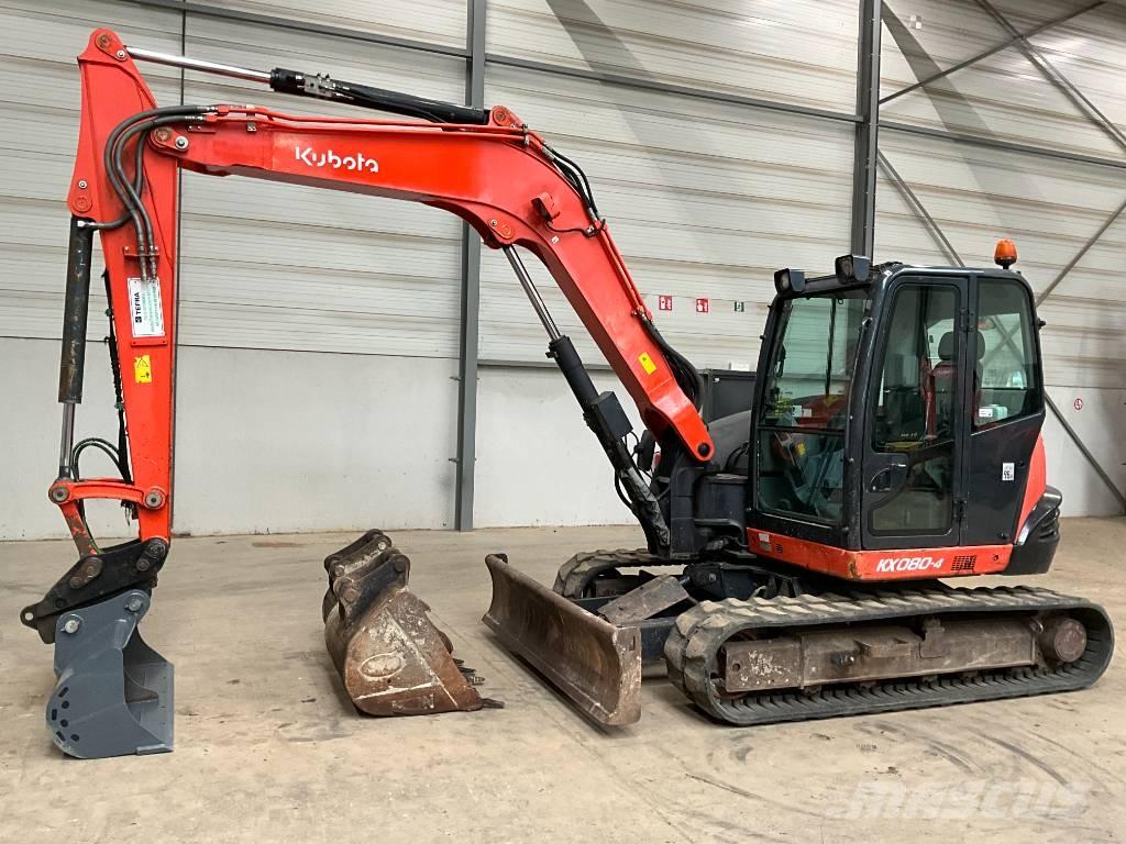 Kubota KX 080-4 حفارات وسط 7 طن - 12 طن