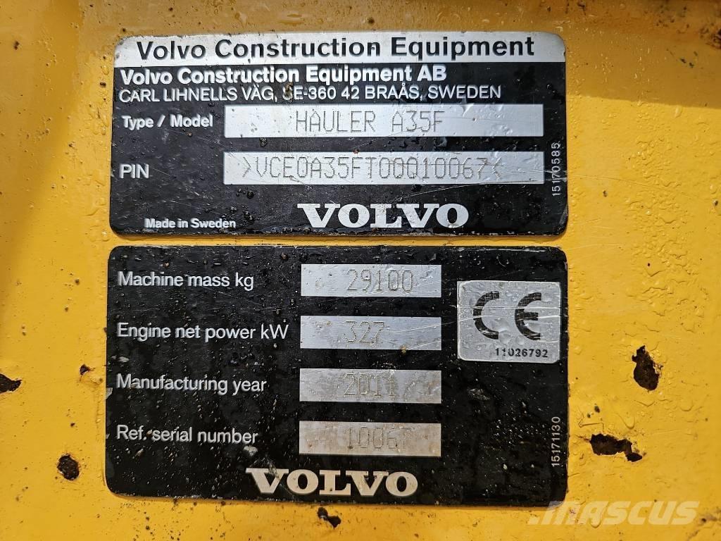 Volvo A 35 F ساحبات مفصلية