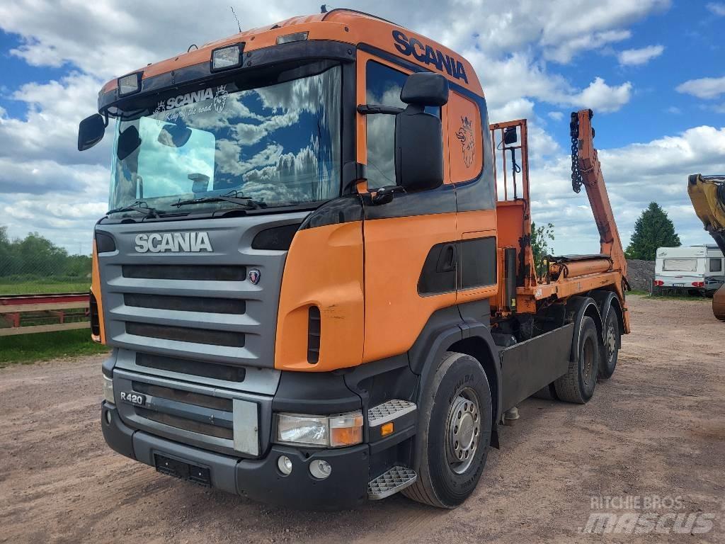 Scania R420LB 6x2 حاويات تخزين