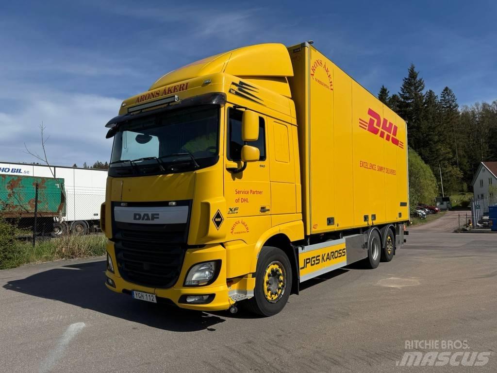 DAF XF 510 شاحنات ذات هيكل صندوقي