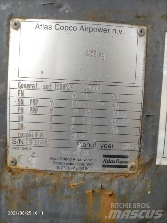 Atlas Copco QAS 500 مولدات ديزل