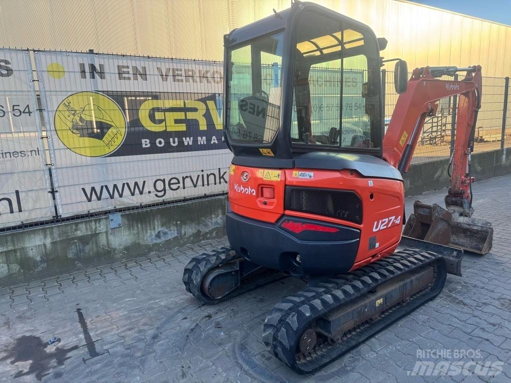 Kubota U 27-4 حفارات صغيرة أقل من 7 طن (حفارات صغيرة)