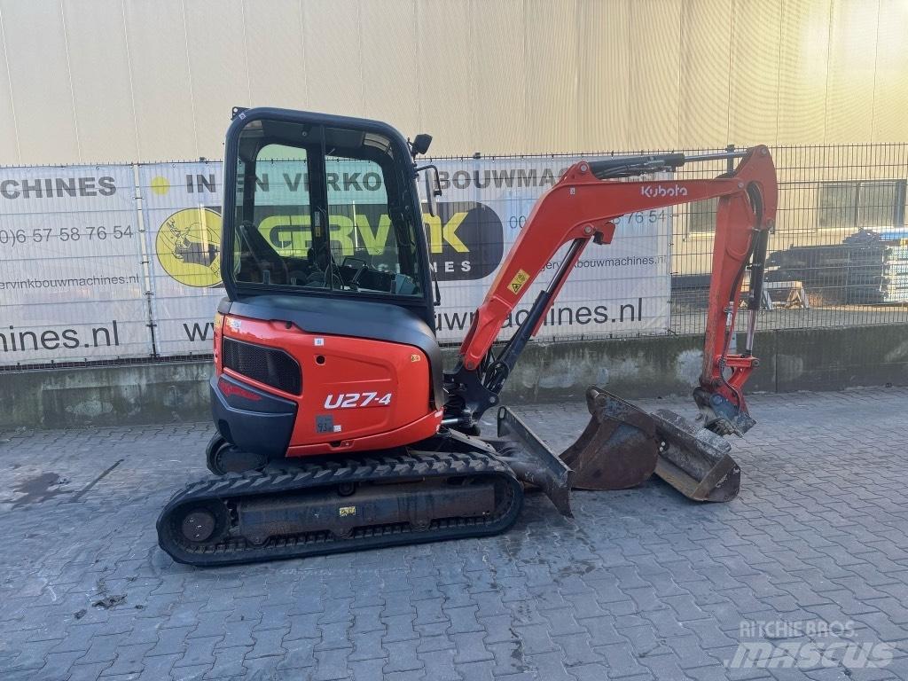 Kubota U 27-4 حفارات صغيرة أقل من 7 طن (حفارات صغيرة)