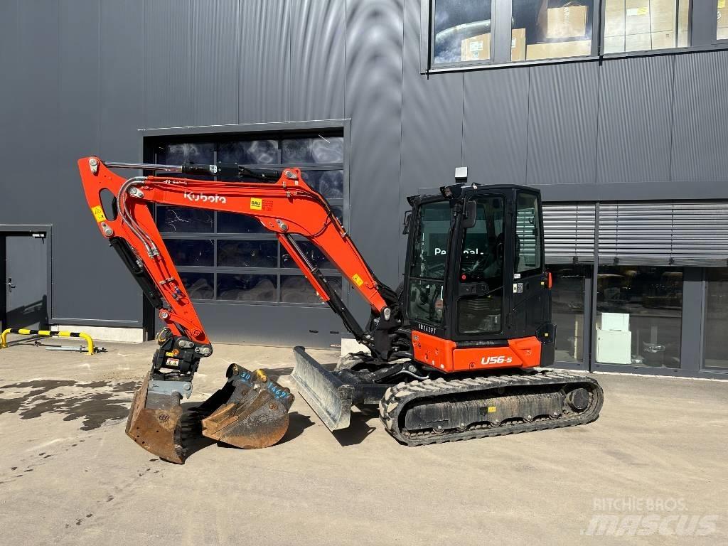 Kubota U 56-5 حفارات صغيرة أقل من 7 طن (حفارات صغيرة)