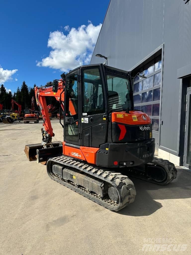 Kubota U 56-5 حفارات صغيرة أقل من 7 طن (حفارات صغيرة)