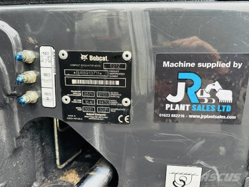 Bobcat E 27z حفارات صغيرة أقل من 7 طن (حفارات صغيرة)