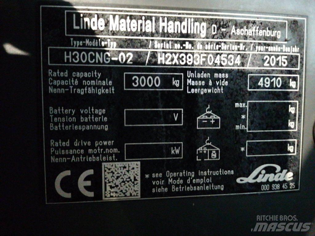 Linde H30TCNG-02 شاحنات LPG