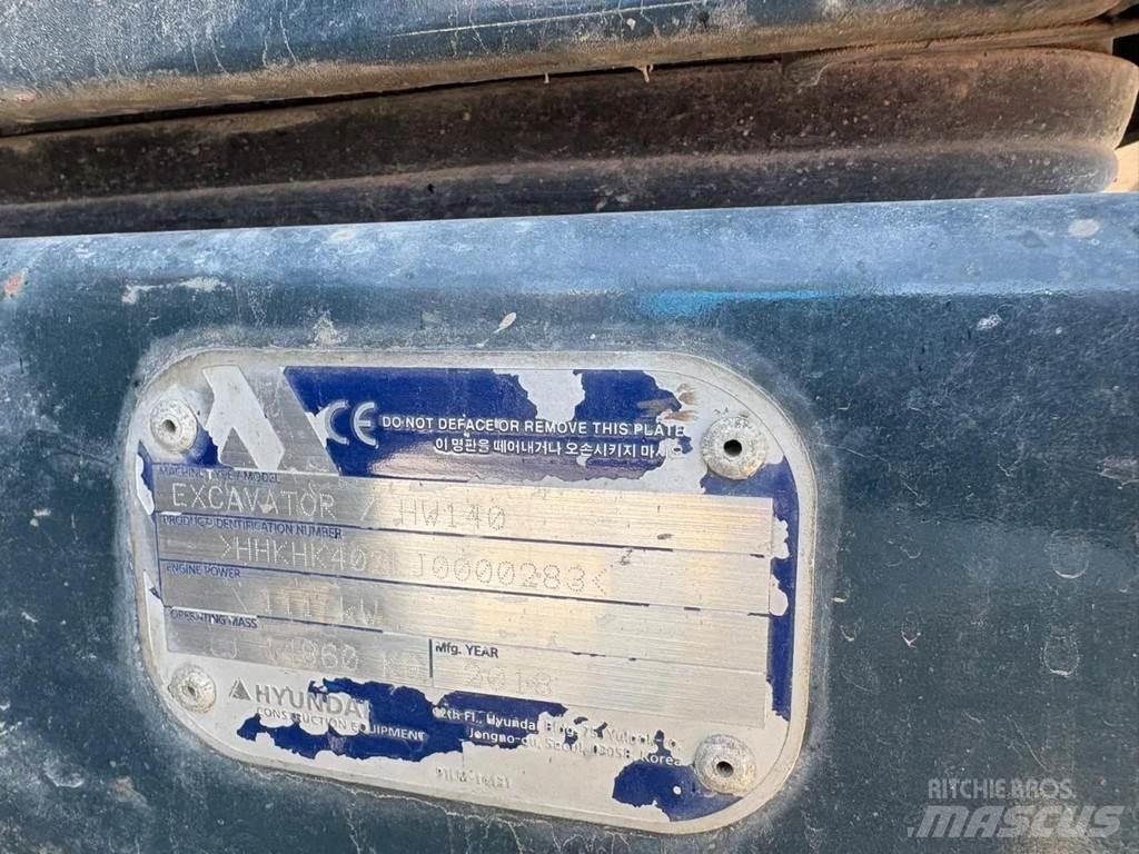 Hyundai HW140 حفارات بعجل