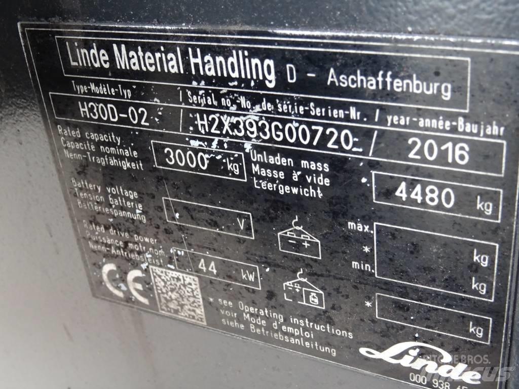 Linde H30D-02 شاحنات الديزل