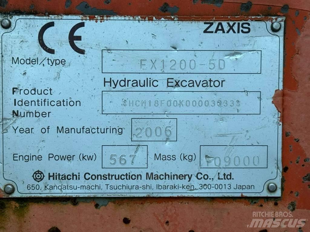 Hitachi EX1200-5D حفارات زحافة