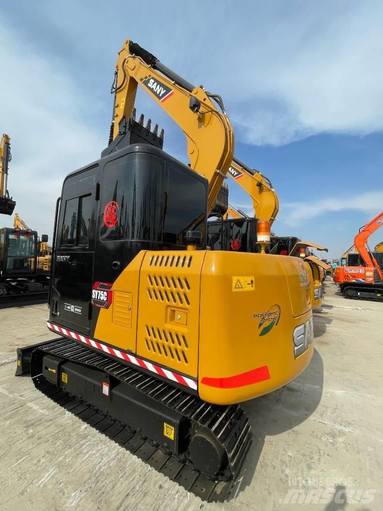 Sany SY 75 C pro حفارات صغيرة أقل من 7 طن (حفارات صغيرة)