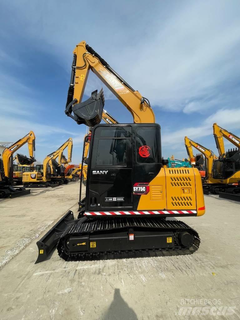 Sany SY 75 C pro حفارات صغيرة أقل من 7 طن (حفارات صغيرة)