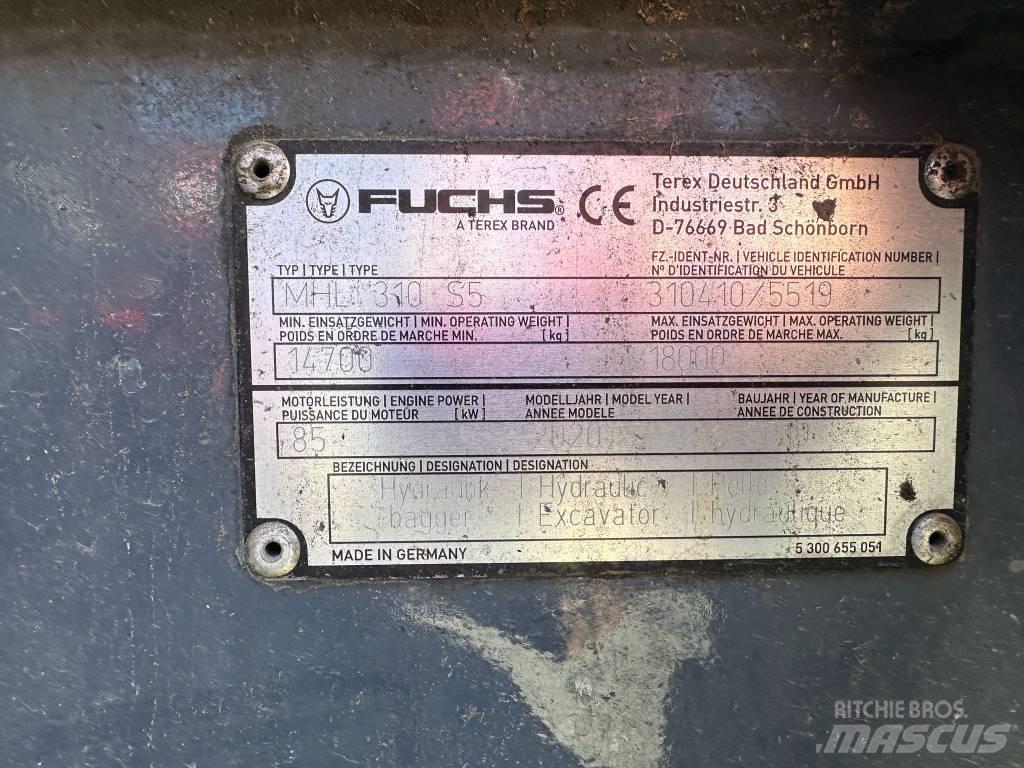 Fuchs MHL 310 S5 مناولات المخلفات / مناولات صناعية
