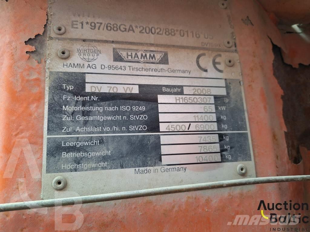 Hamm DV 70 VV مداحل متنوعة