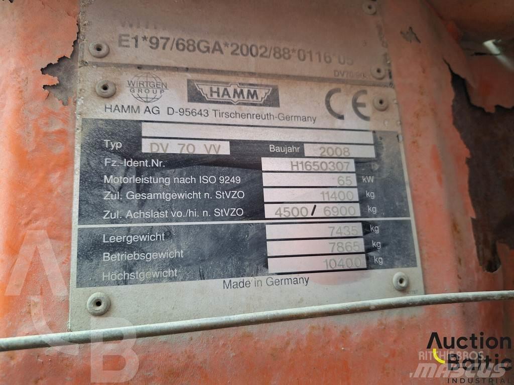 Hamm DV 70 VV مداحل متنوعة