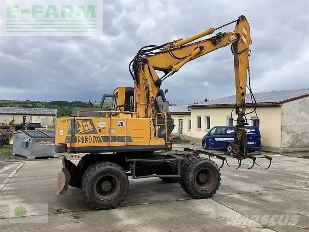 JCB js 130 w حفارات بعجل