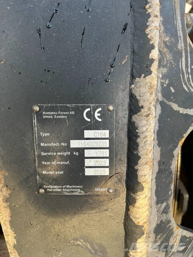 Komatsu C 164 رؤوس حصادات