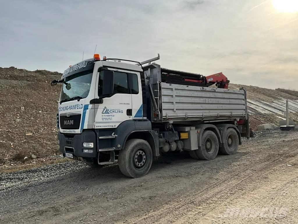 MAN TGS 33.480 BB شاحنات قلابة