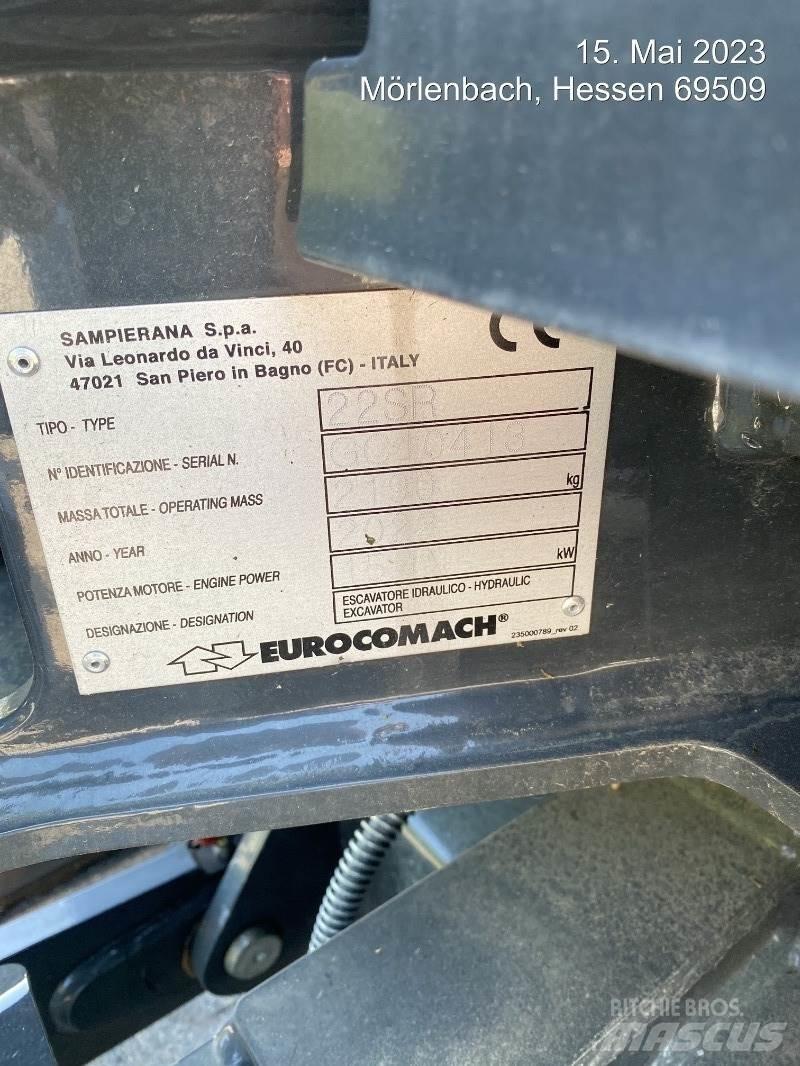 Eurocomach 22SR حفارات صغيرة أقل من 7 طن (حفارات صغيرة)