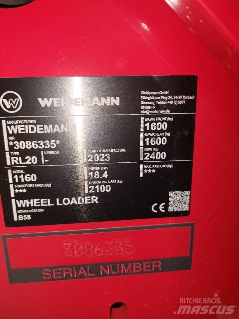 Weidemann 1160 لوادر متعددة الأغراض