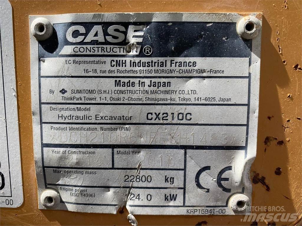 CASE CX210 حفارات زحافة