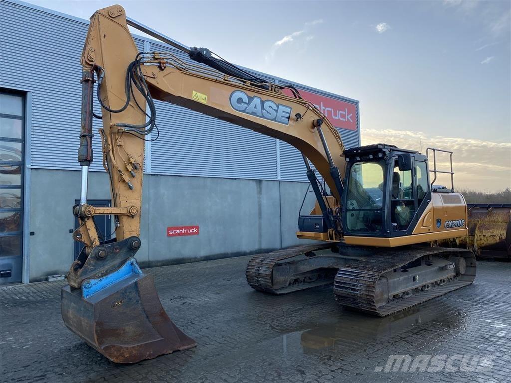 CASE CX210 حفارات زحافة