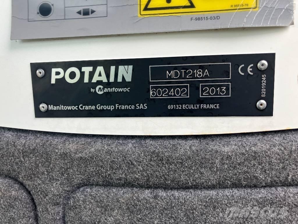 Potain MDT218A-J8 رافعات برجية