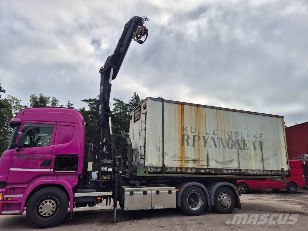 Scania R 410 شاحنات الرافعات
