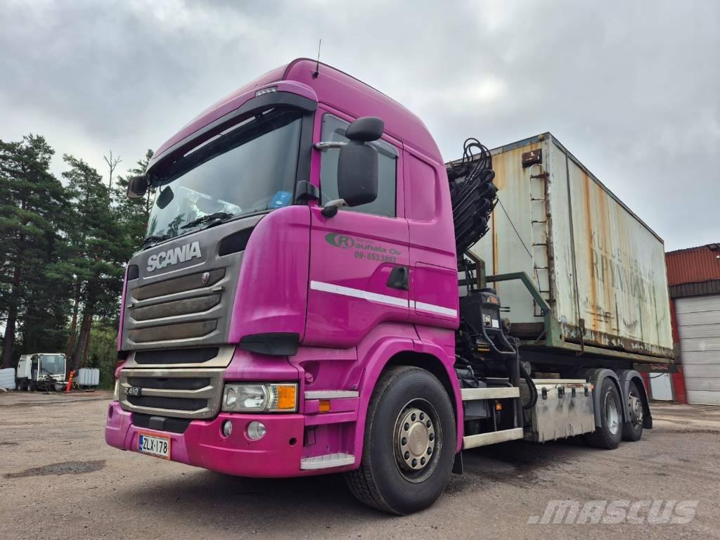 Scania R 410 شاحنات الرافعات