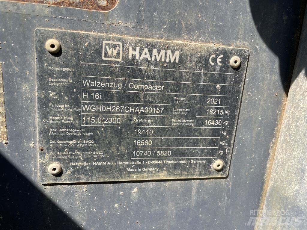 Hamm H 16 i ضاغطات التربة