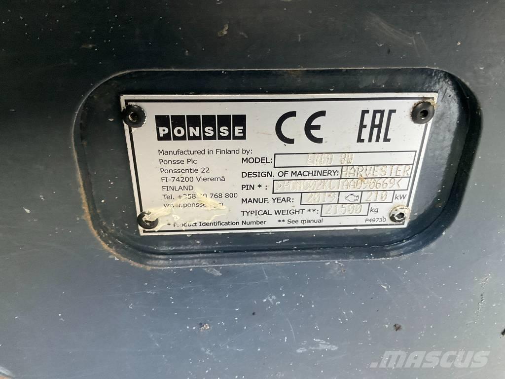 Ponsse ERGO 8W حصادات