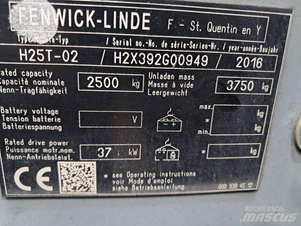 Linde H25T-02 شاحنات LPG