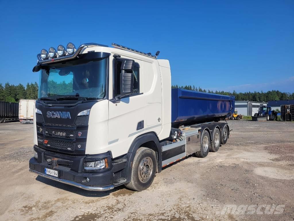 Scania R520 شاحنات الرافعات الخطافية