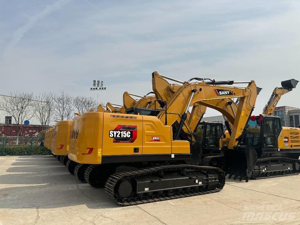 Sany SY215 حفارات زحافة