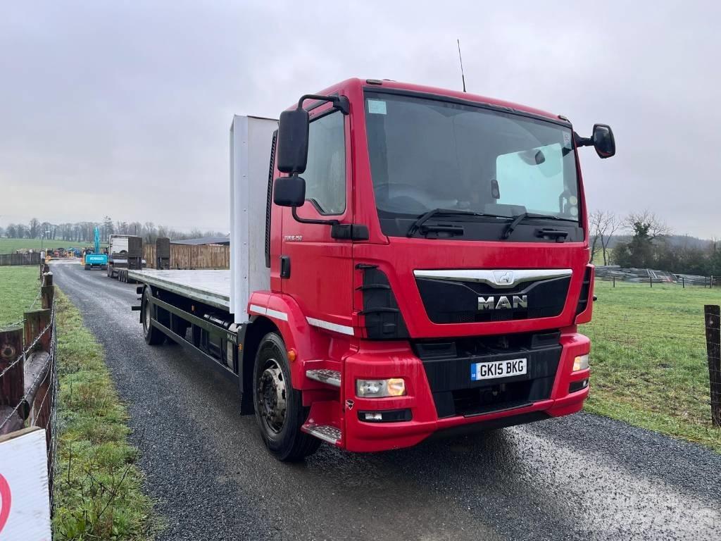 MAN TGM 18.250 شاحنات مسطحة/مفصلية الجوانب
