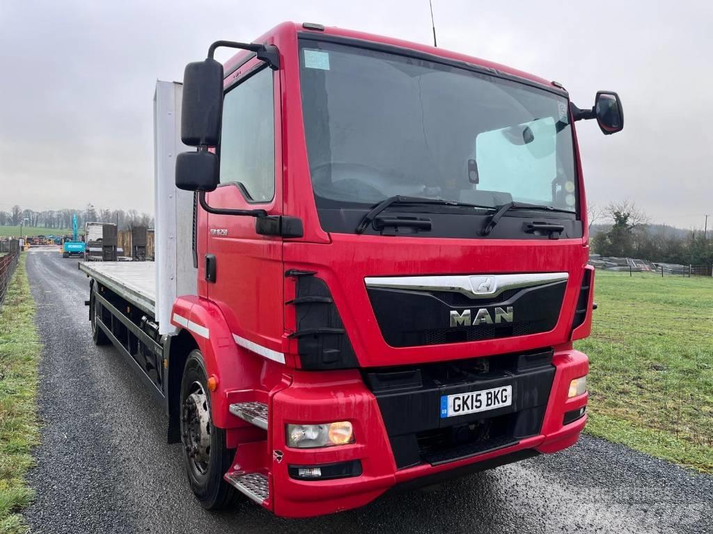 MAN TGM 18.250 شاحنات مسطحة/مفصلية الجوانب