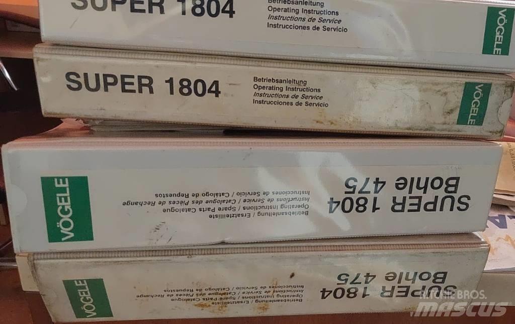 Vögele 1804 معدات السفلتة
