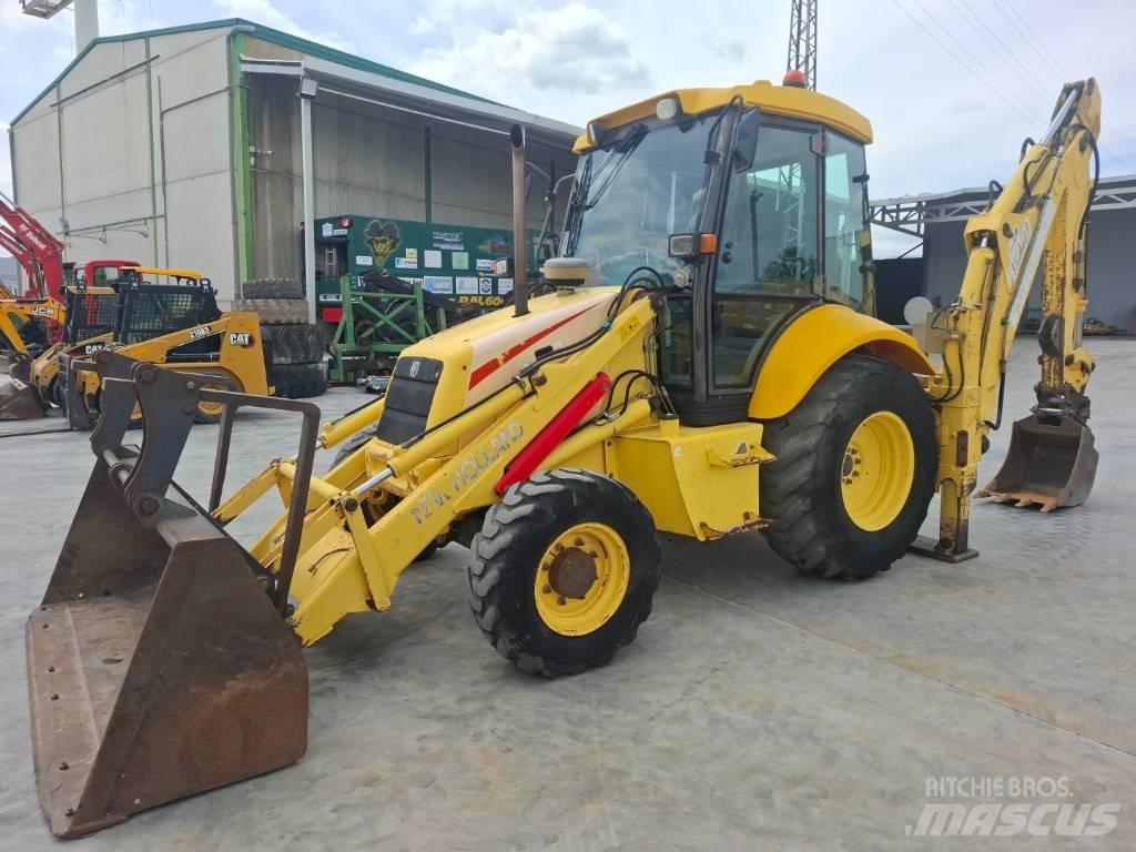 New Holland LB 110 B لوادر ذات جرافات عكسية