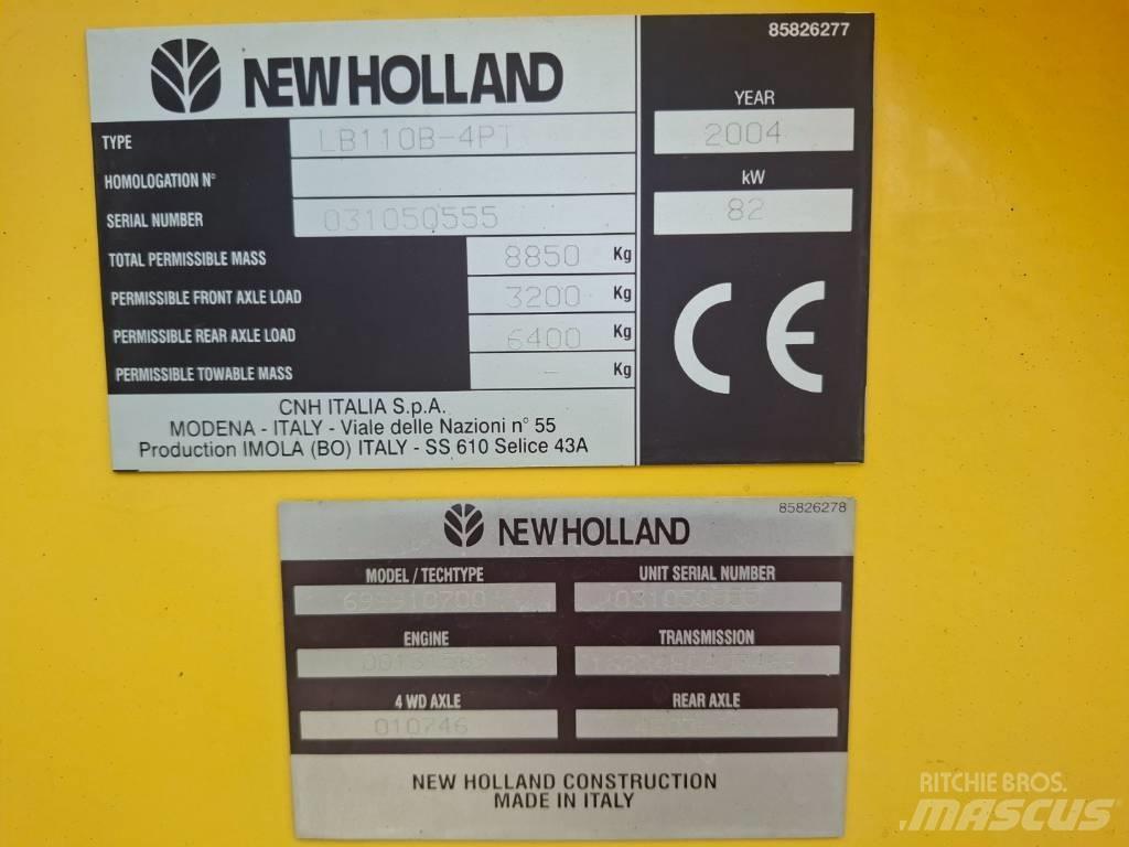 New Holland LB 110 B لوادر ذات جرافات عكسية