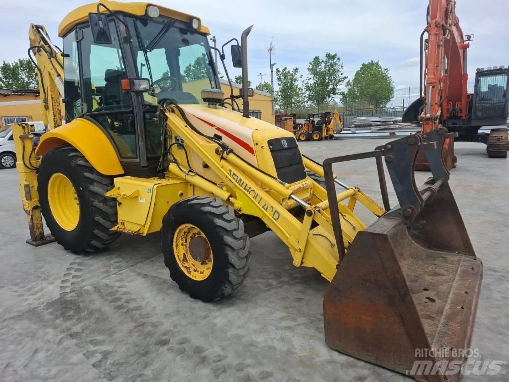 New Holland LB 110 B لوادر ذات جرافات عكسية