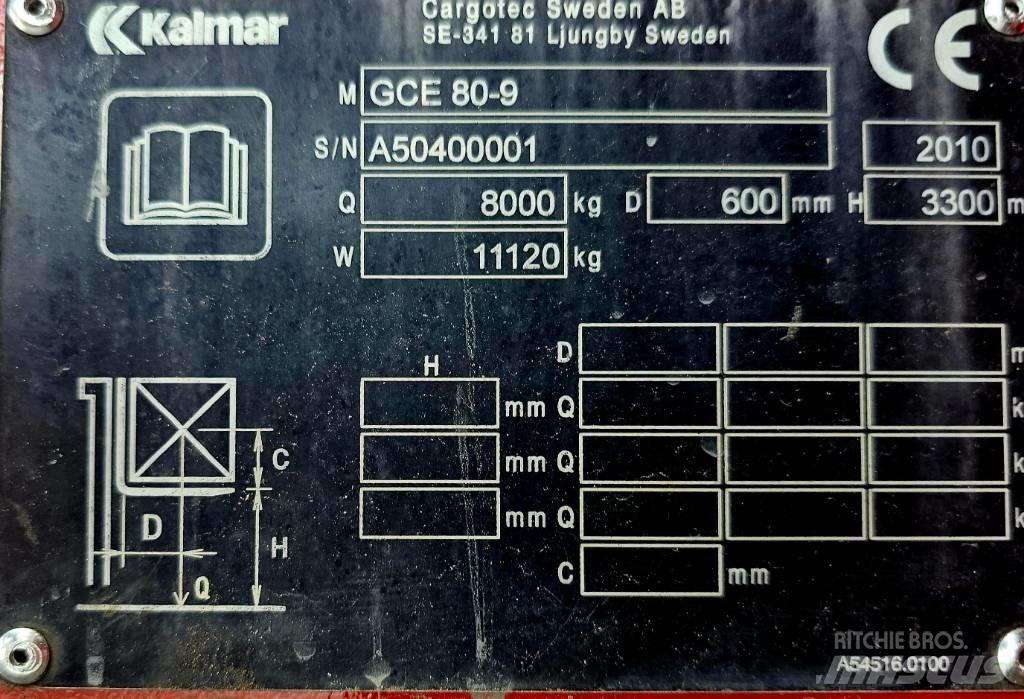 Kalmar GCE 80-9 شاحنات LPG
