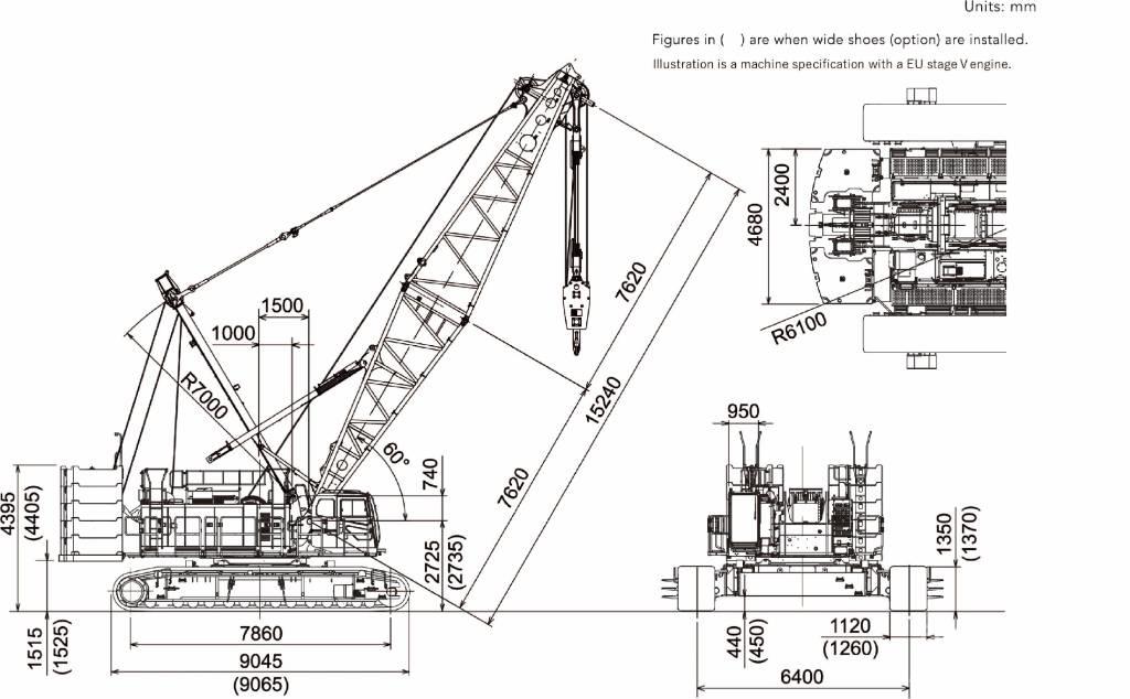 sumitomo SCX2800A-3 رافعات مجنزرة